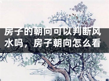 房子的朝向可以判断风水吗,房子朝向怎么看