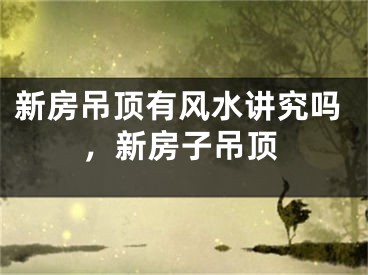 新房吊顶有风水讲究吗，新房子吊顶