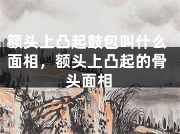 额头上凸起鼓包叫什么面相，额头上凸起的骨头面相