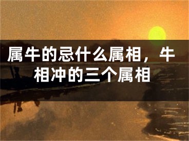 属牛的忌什么属相,牛相冲的三个属相