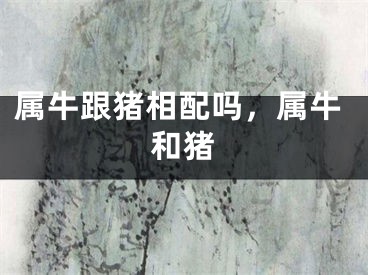 属牛跟猪相配吗,属牛和猪