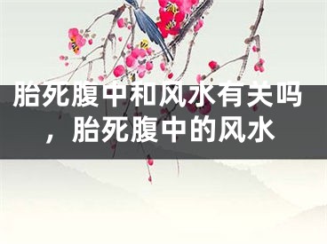 胎死腹中和风水有关吗,胎死腹中的风水