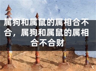 属狗和属鼠的属相合不合,属狗和属鼠的属相合不合财