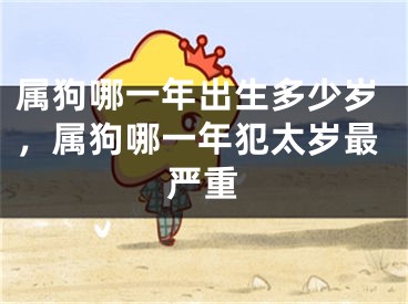 属狗哪一年出生多少岁,属狗哪一年犯太岁最严重