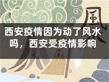 西安疫情因为动了风水吗，西安受疫情影响