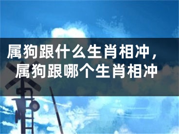 属狗跟什么生肖相冲,属狗跟哪个生肖相冲