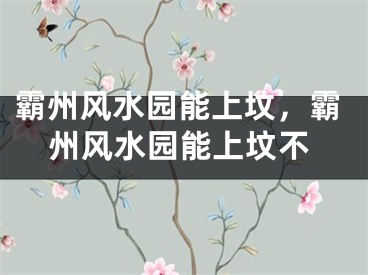 霸州风水园能上坟，霸州风水园能上坟不