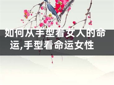 如何从手型看女人的命运,手型看命运女性