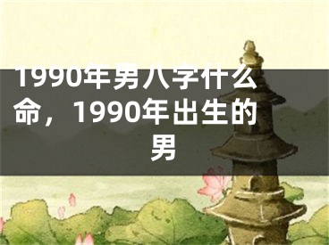 1990年男八字什么命，1990年出生的男