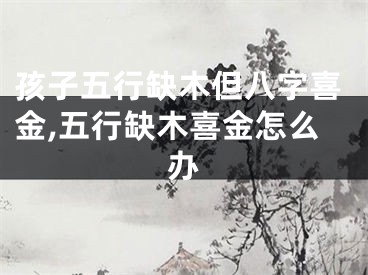 孩子五行缺木但八字喜金,五行缺木喜金怎么办