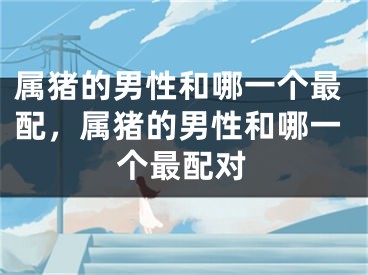属猪的男性和哪一个最配，属猪的男性和哪一个最配对