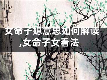 女命子媳意思如何解读,女命子女看法