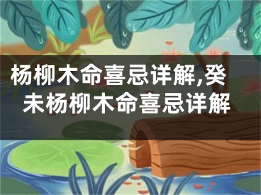 杨柳木命喜忌详解,癸未杨柳木命喜忌详解