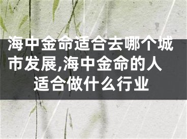 海中金命适合去哪个城市发展,海中金命的人适合做什么行业