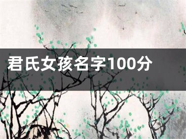 君氏女孩名字100分