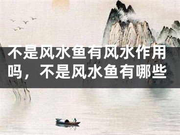 不是风水鱼有风水作用吗,不是风水鱼有哪些