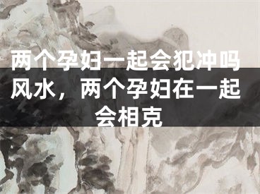两个孕妇一起会犯冲吗风水，两个孕妇在一起会相克