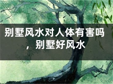 别墅风水对人体有害吗，别墅好风水