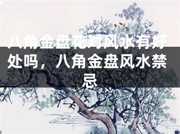 八角金盘花对风水有好处吗，八角金盘风水禁忌