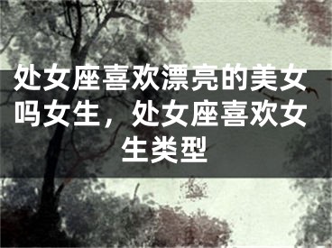 处女座喜欢漂亮的美女吗女生，处女座喜欢女生类型