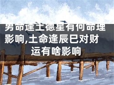 男命逢土德星有何命理影响,土命逢辰巳对财运有啥影响