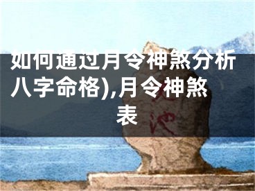 如何通过月令神煞分析八字命格),月令神煞表